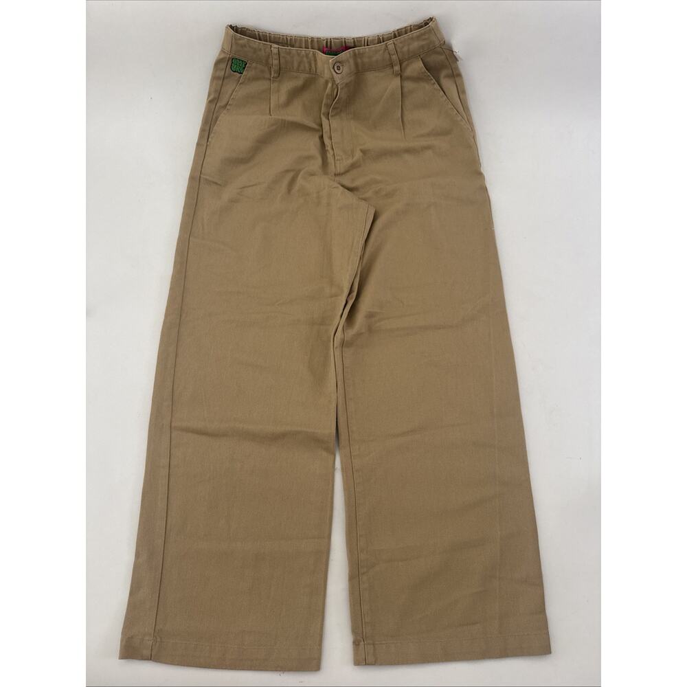 Empyre Tori SK8 Twill Pleated Trouser Incense NWT Skater Large Loose Relax Fit - Picture 2 of 13